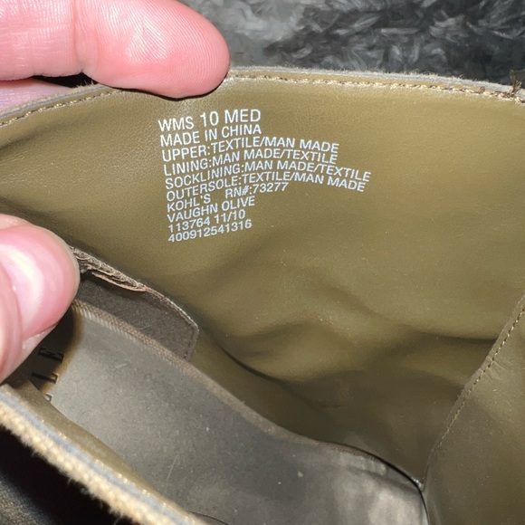 Elle Open Toe Canvas Bootie Heels - Picture 7 of 7